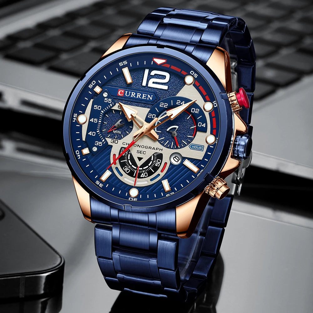 CURREN Men's Chronograph Watch